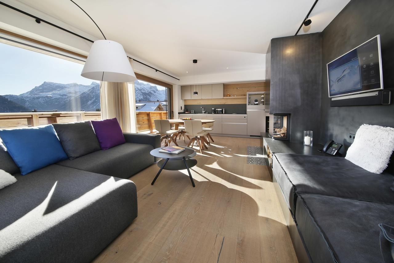 Chalet Hohe Welt - Luxury Apartments Lech am Arlberg Exteriör bild