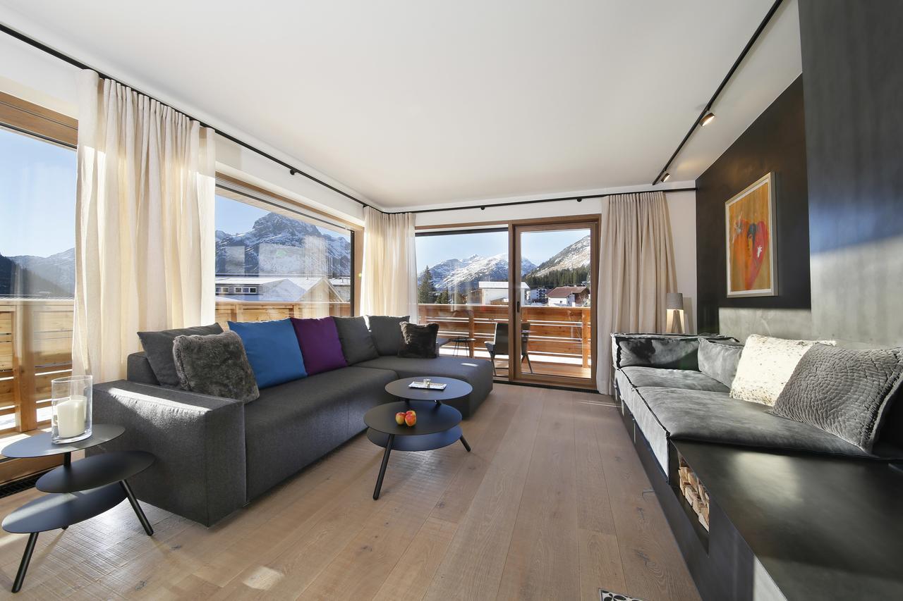 Chalet Hohe Welt - Luxury Apartments Lech am Arlberg Exteriör bild
